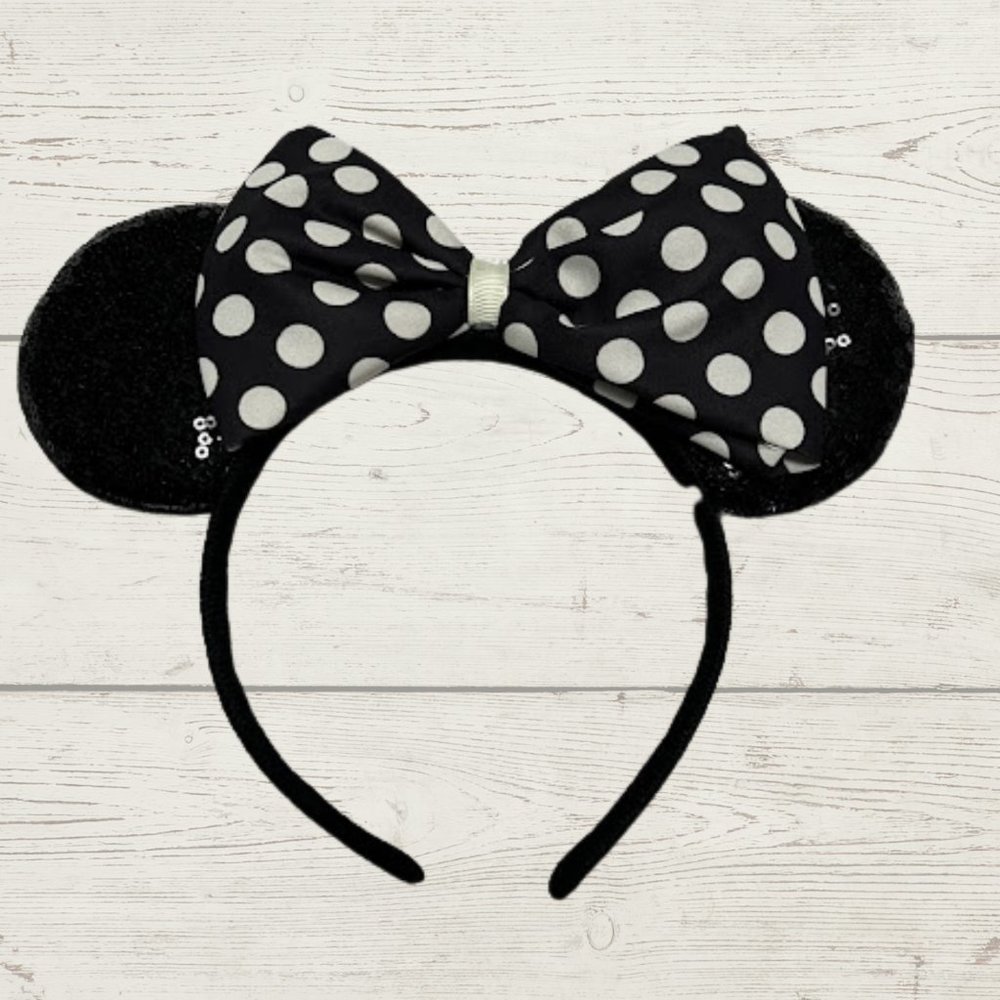 Polka Dot Minnie Mouse Mickey Mouse Ears Headband